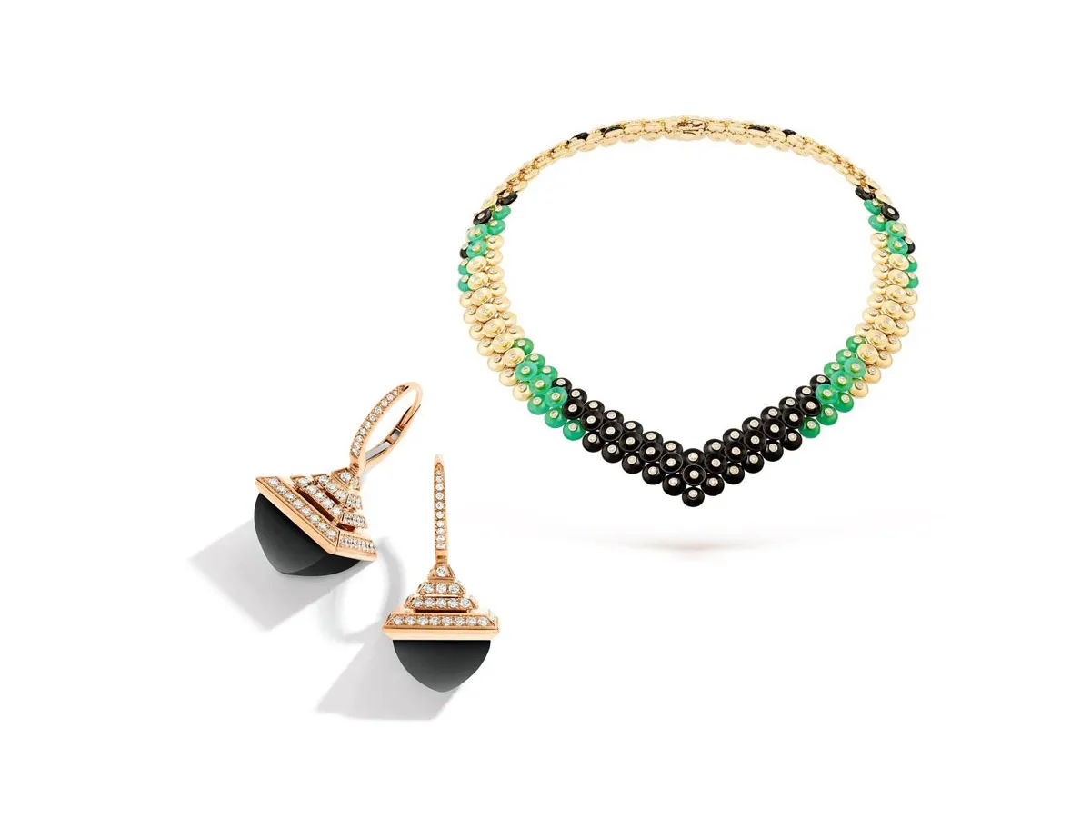 لعروس خريف 2022..تألقي بإطلالة فاخرة بمجوهرات مرصوفة بالأونيكس والألماس