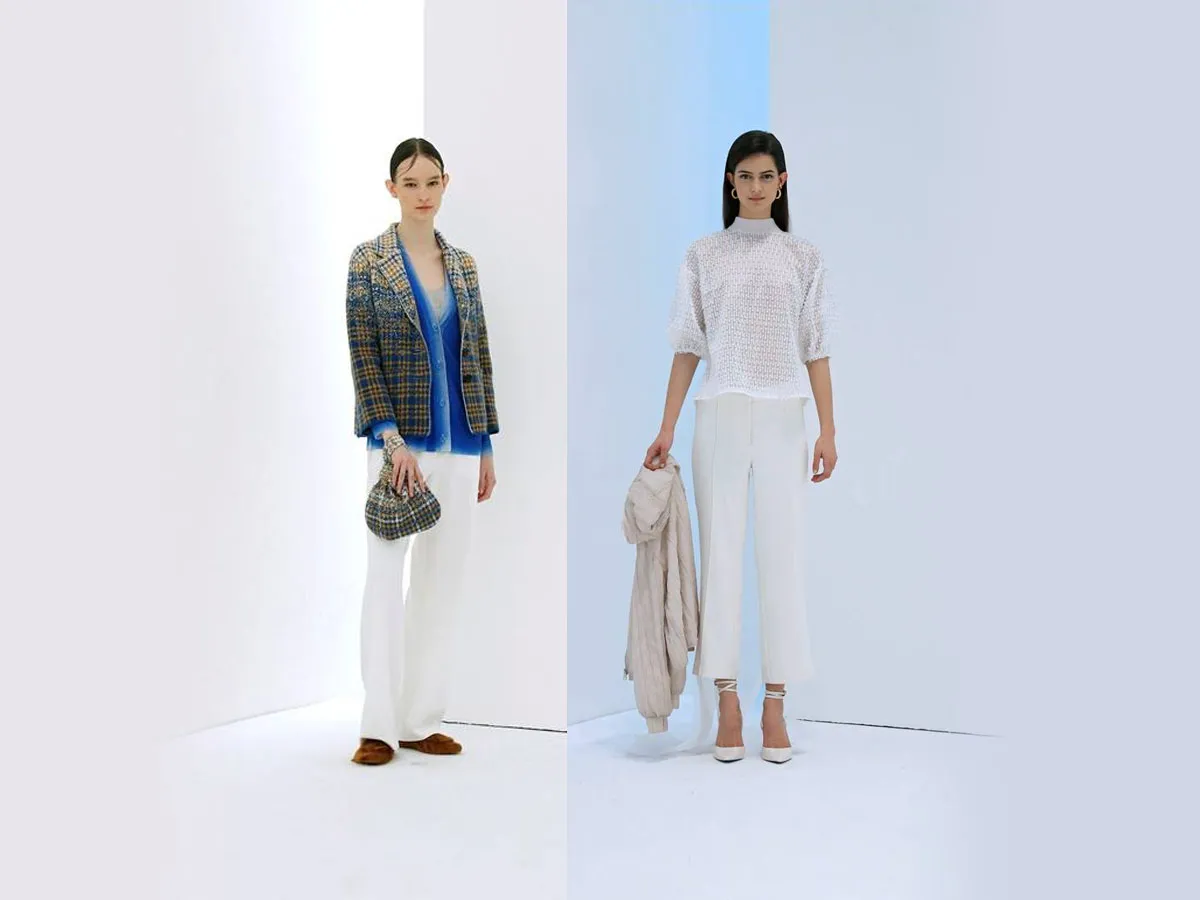 طرق تنسيق البنطلون الأبيض لخريف 2022