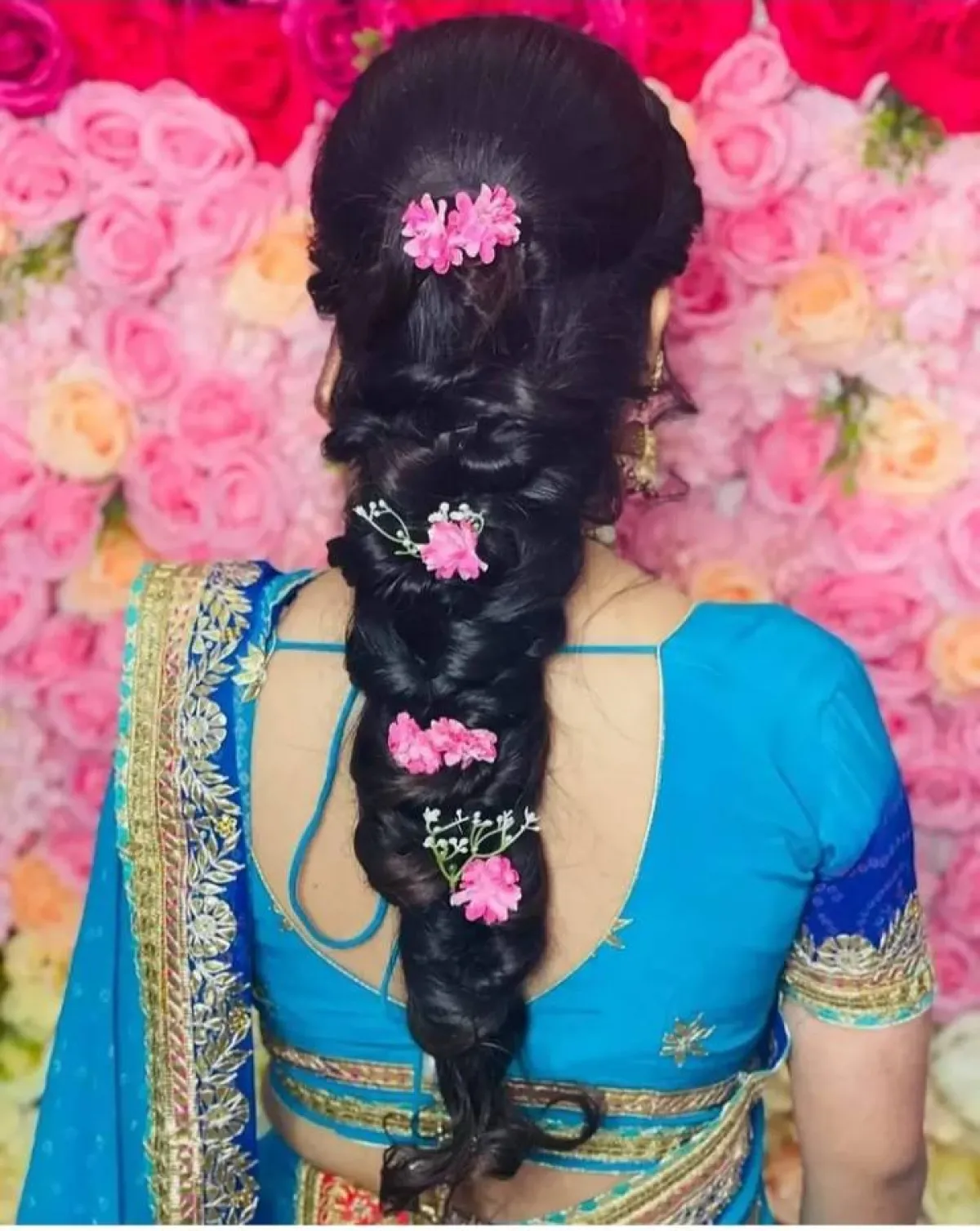 أفكار تسريحات جدايل هندية