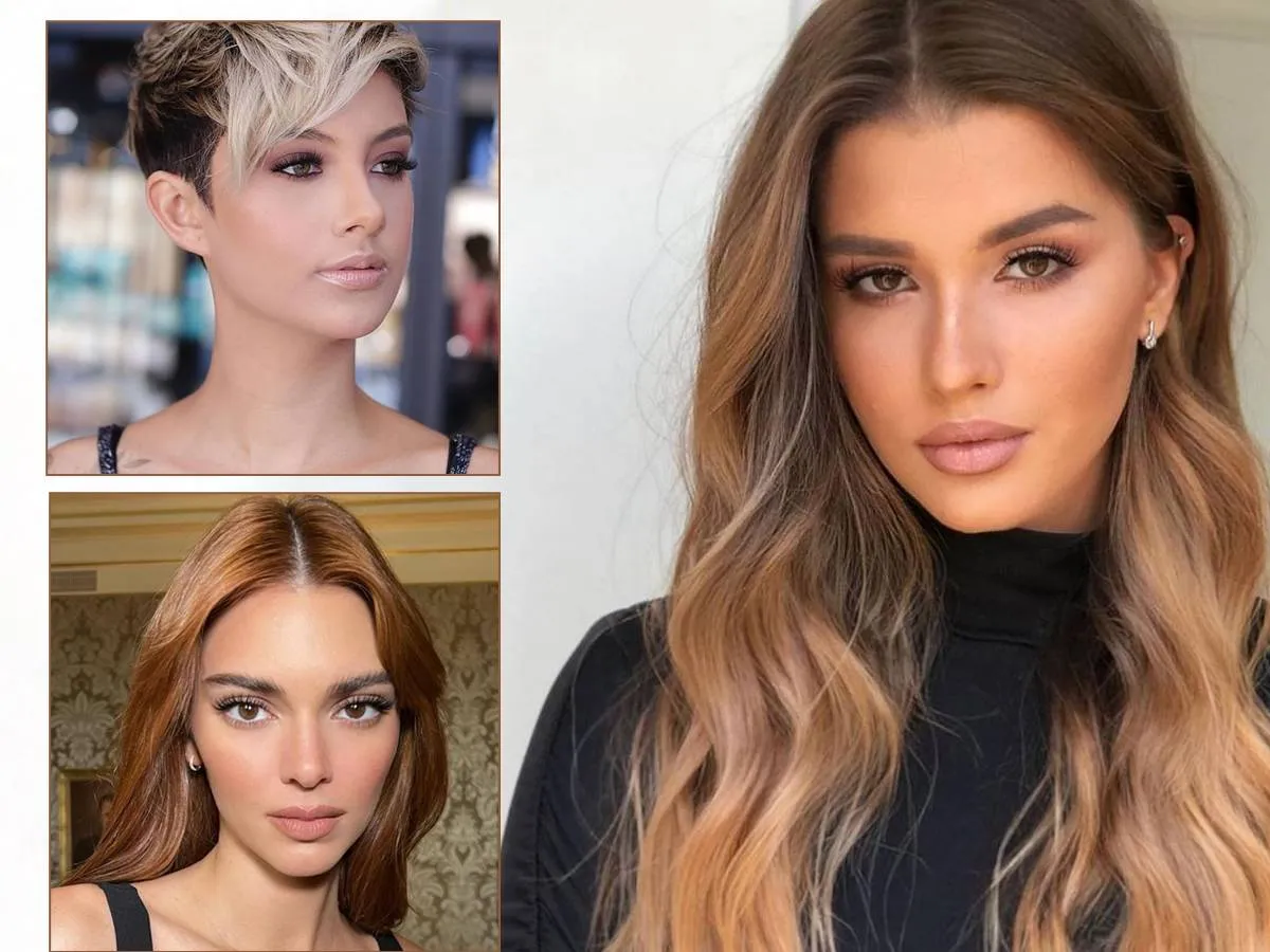 لون الشعر المناسب للعيون العسلية