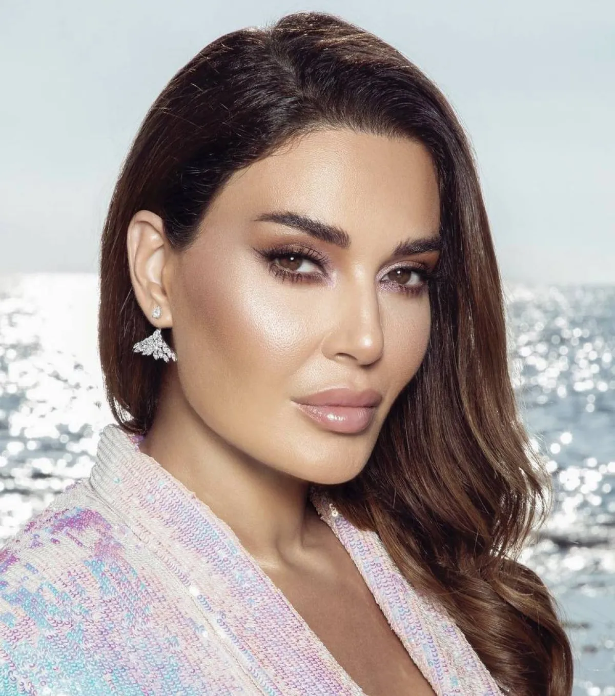 المكياج المشرق من سيرين عبد النور -الصورة من حسابها على الانستغرام