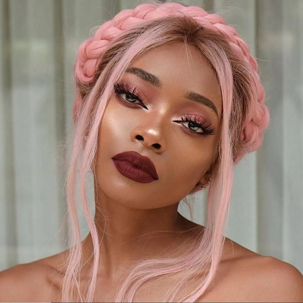 ألوان صبغات شعر وردي