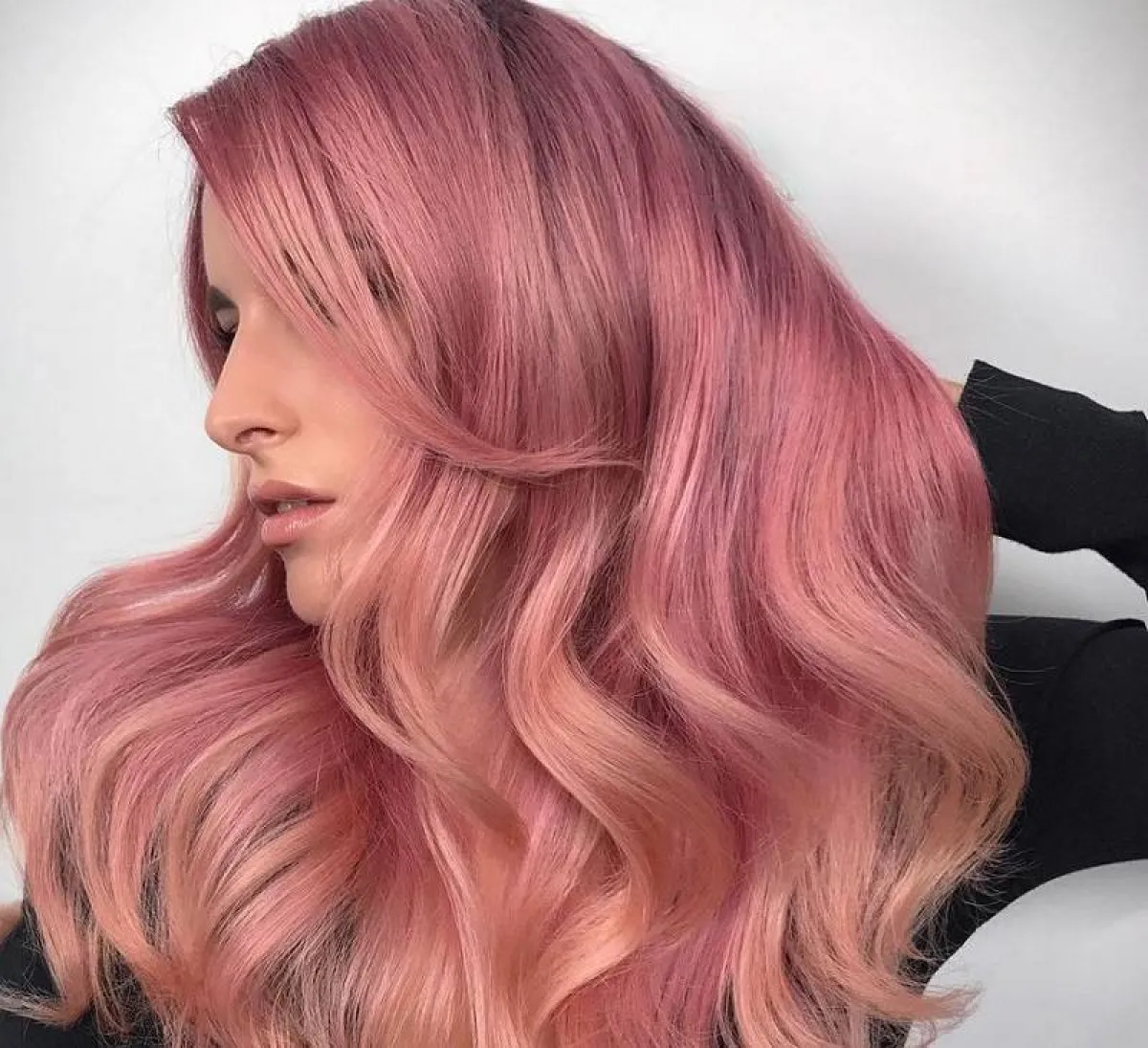 صبغات شعر وردي