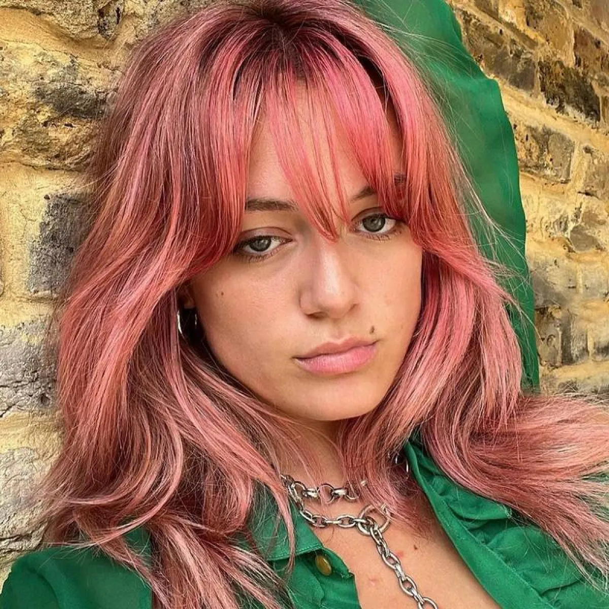 صبغات شعر وردي باستيل