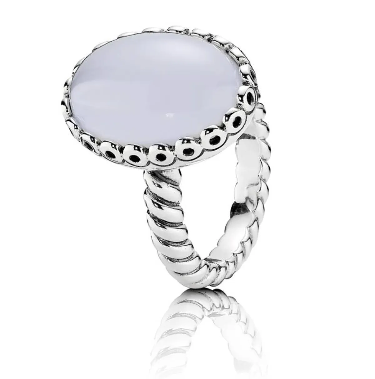 خاتم العقيق الابيض من باندورا Pandora