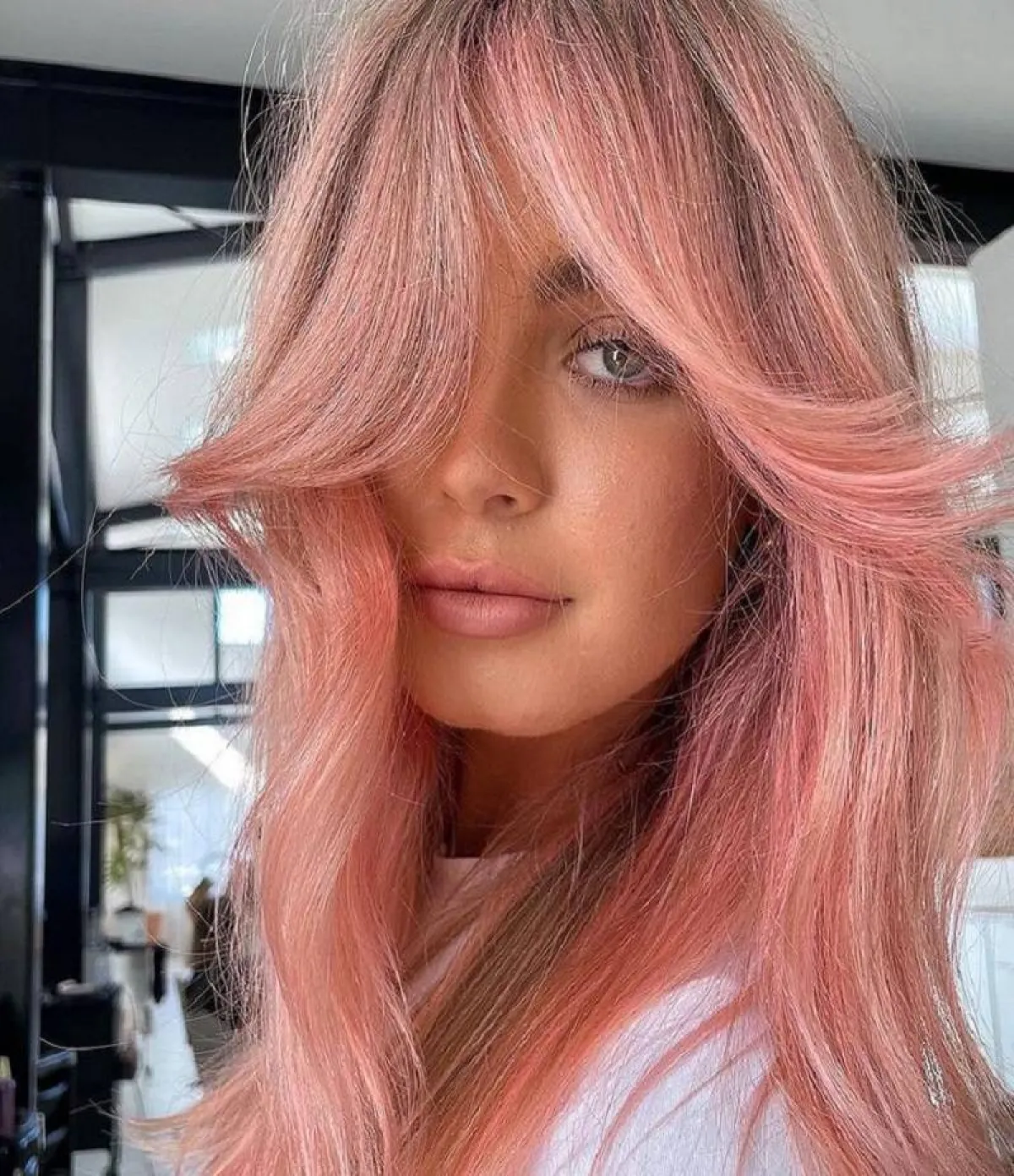 صبغات شعر وردي أومبريه