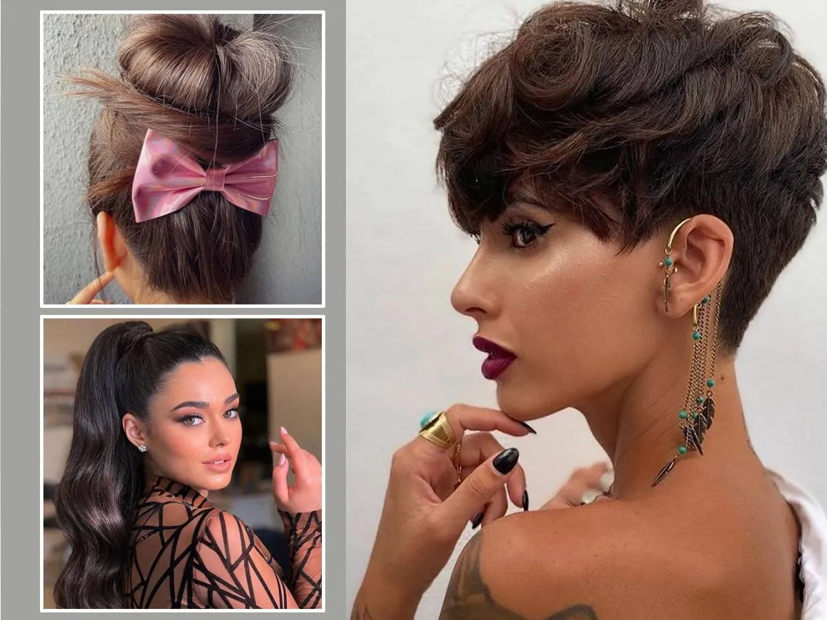 تسريحات شعر مناسبة لشهر اكتوبر الوردي