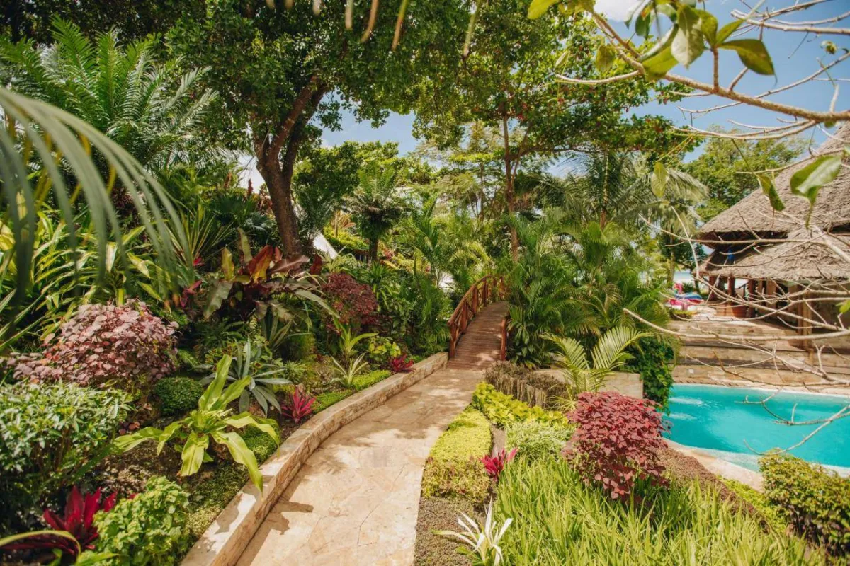 مساحات خارجية جذابة في  توليا زنجبار يونيك بيتش