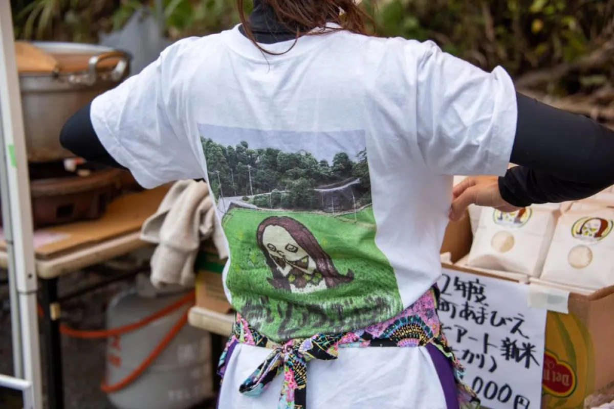 فن حقول الأرز  في اليابان