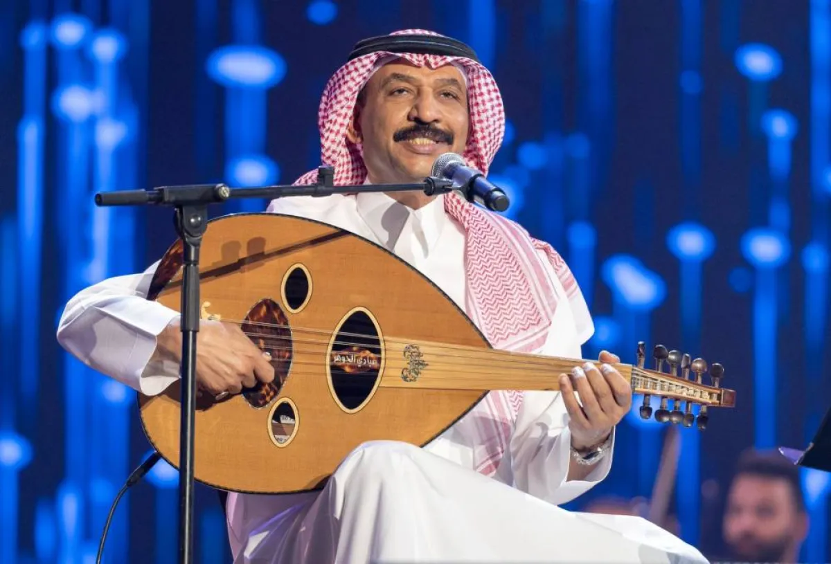 عبادي الجوهر في مهرجان الغناء بالفصحى - الصورة من حساب الفعاليات الثقافية على تويتر 