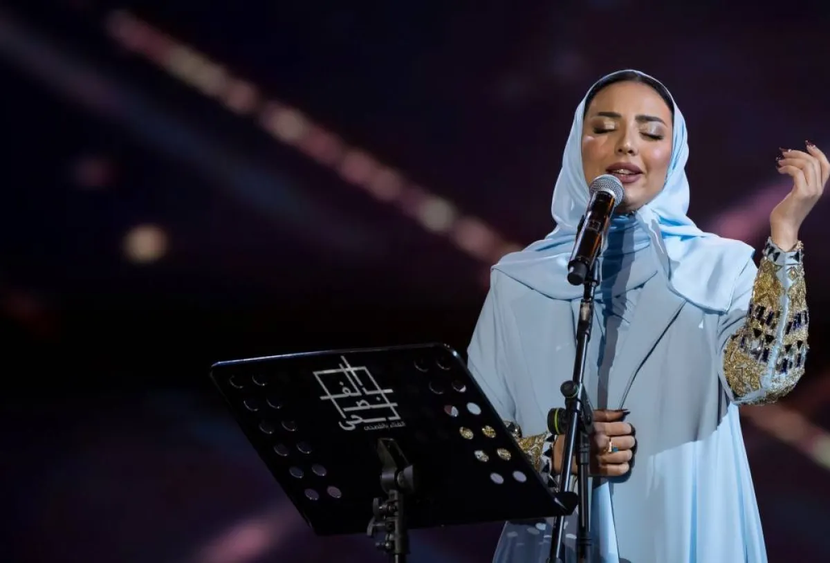 نجد في مهرجان الغناء بالفصحى - الصورة من الفعاليات الثقافية على تويتر