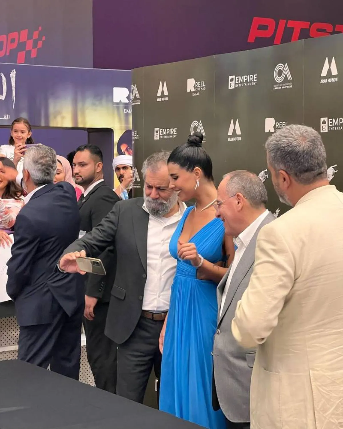 لقطة لأبطال فيلم الهيبة - صورة من حساب زينة مكي على انستغرام