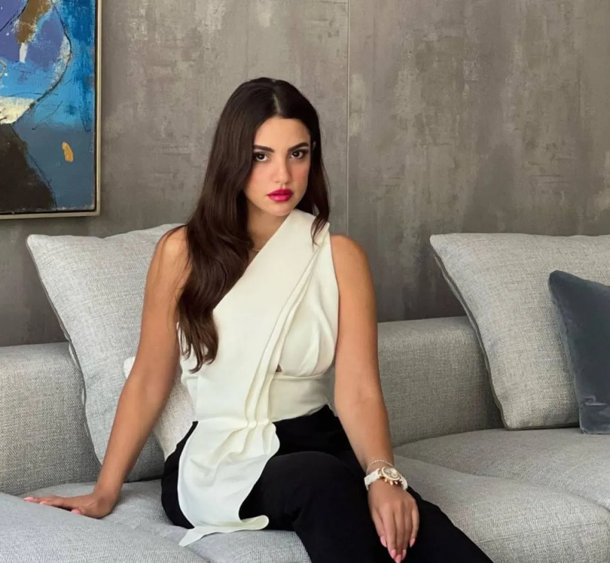 درة - الصورة من حسابها على إنستغرام