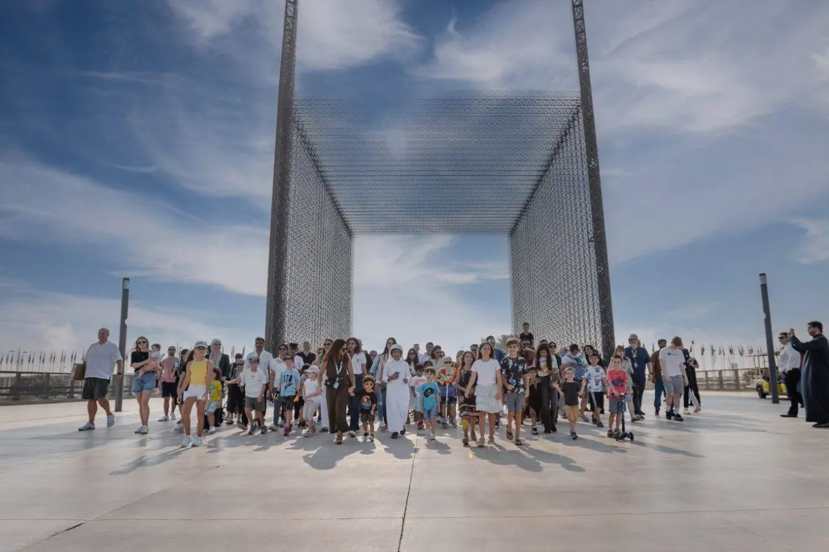 مدينة إكسبو دبي تستقبل الزوار وتجدد الأمل بمستقبل أفضل. الصورة من مكتب دبي الإعلامي