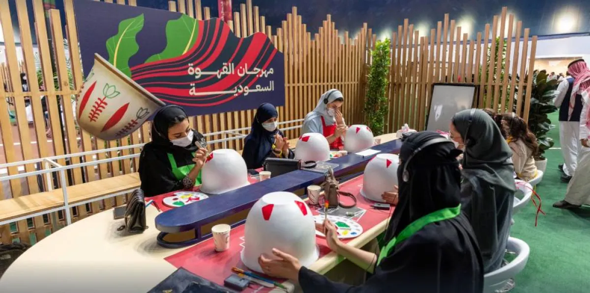 ورش العمل في مهرجان القهوة السعودية - الصورة من حساب الفعاليات الثقافية على تويتر