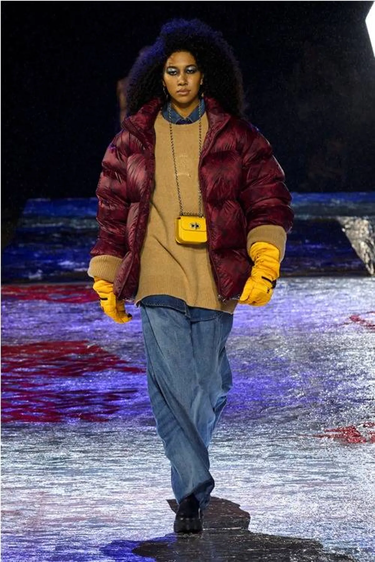 بنطلون كلاسيكي واسع من تومي هيلفيغر  Tommy Hilfiger