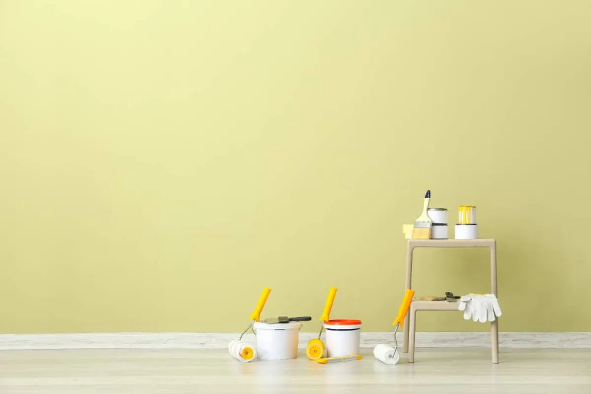 طلاء جدران المنزل  