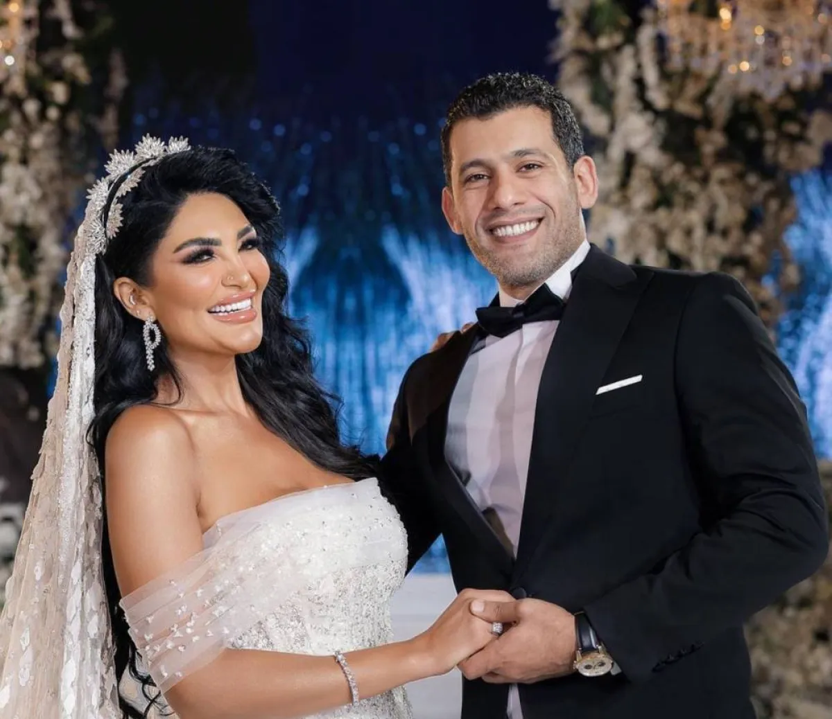 سالي عبد السلام من حفل زفافها - الصورة من حسابها على انستغرام