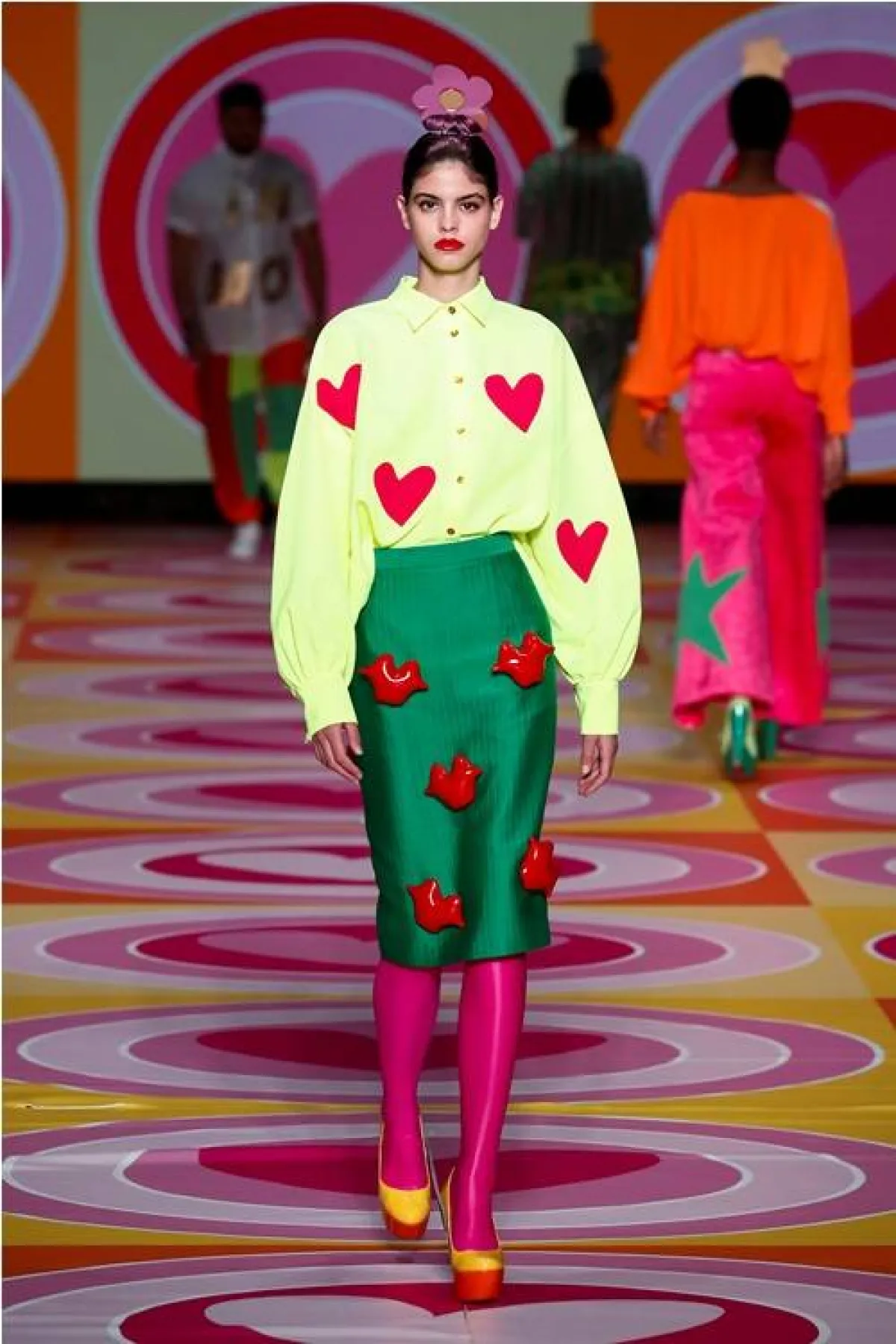 تنسيق الأخضر مع الأصفر من أغاثا رويز دو لا برادا «Agatha Ruiz De La Prada»