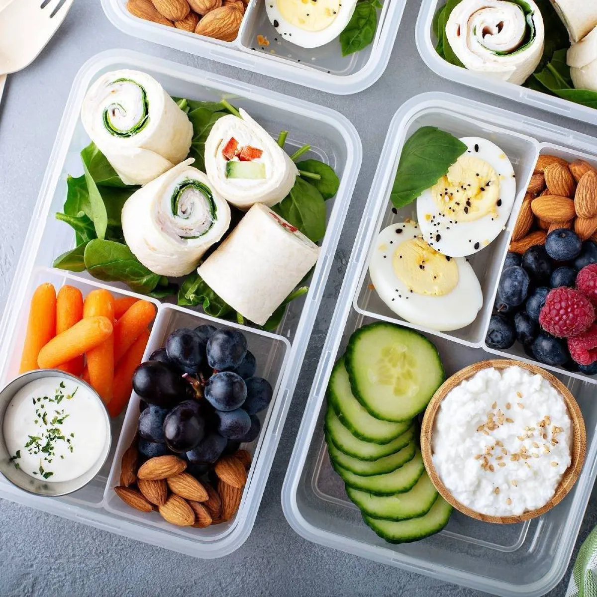 صورة لوجبة طعام صحي