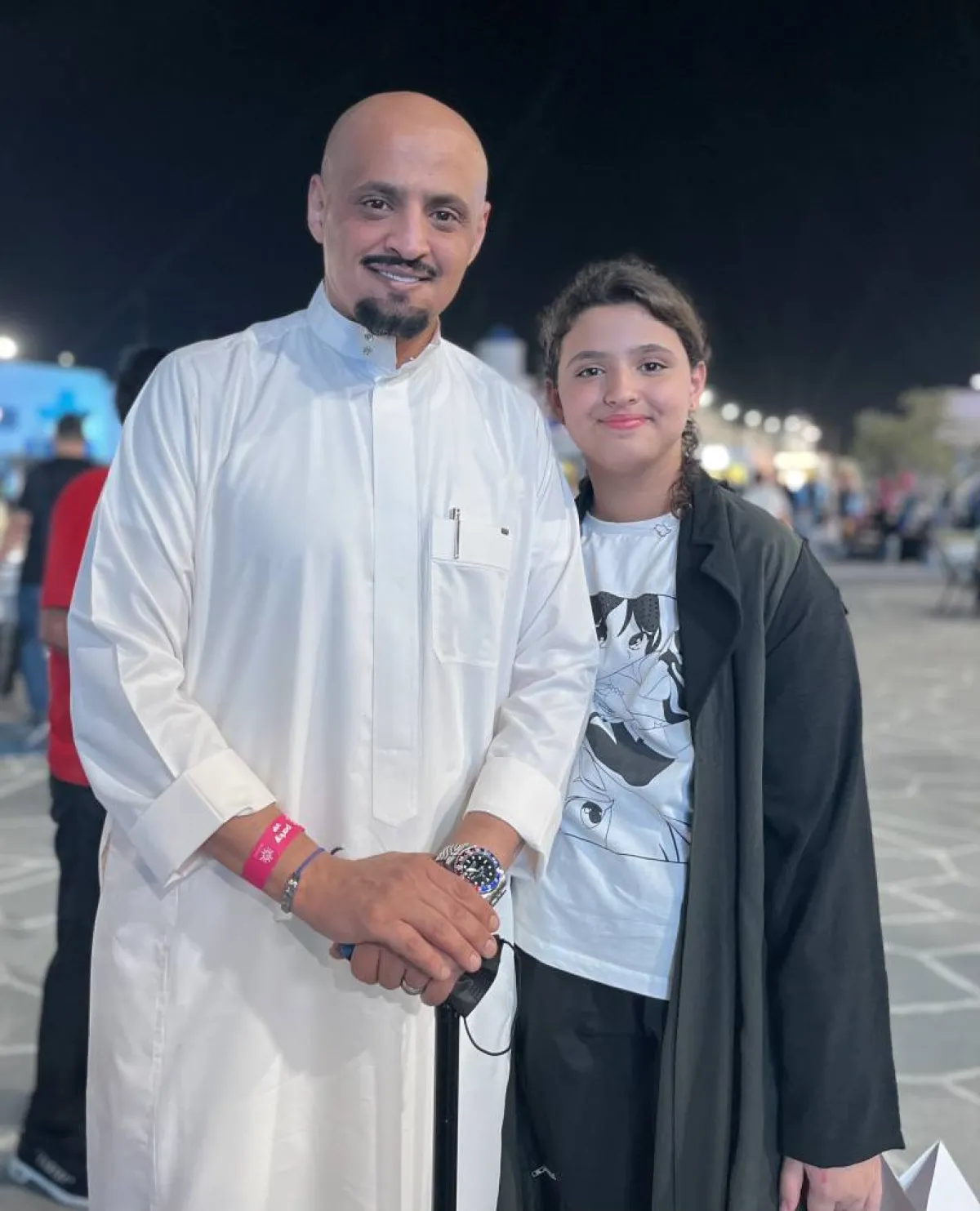 أصايل الشهري و والدها