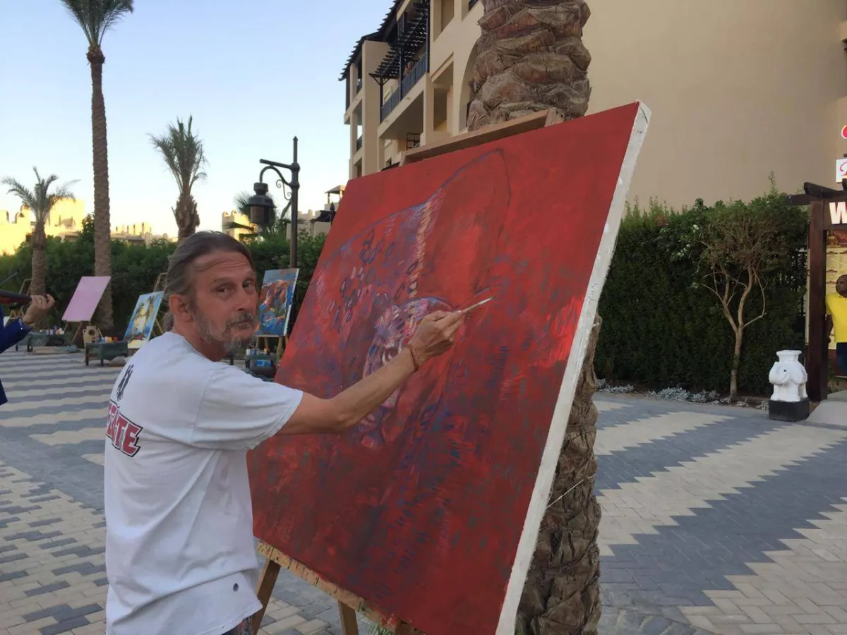 مهرجان الداو الدولي للفنون بالغردقة، حوار ثقافي وتبادل فكري بين الفنانين