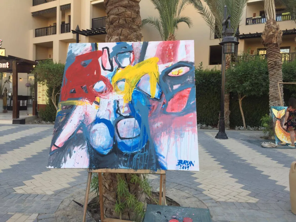 مهرجان الداو الدولي للفنون بالغردقة، حوار ثقافي وتبادل فكري بين الفنانين