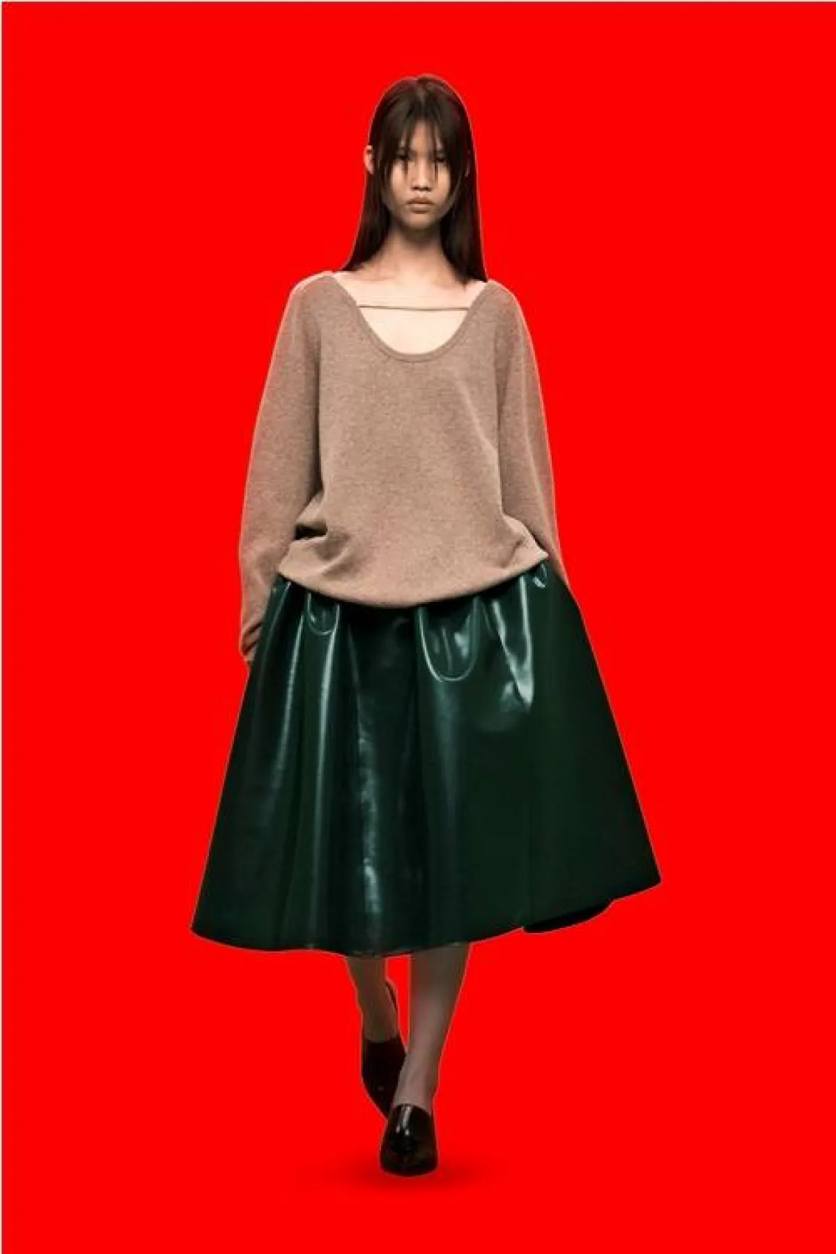 تنسيق التنورة الجلد، من كين Kane