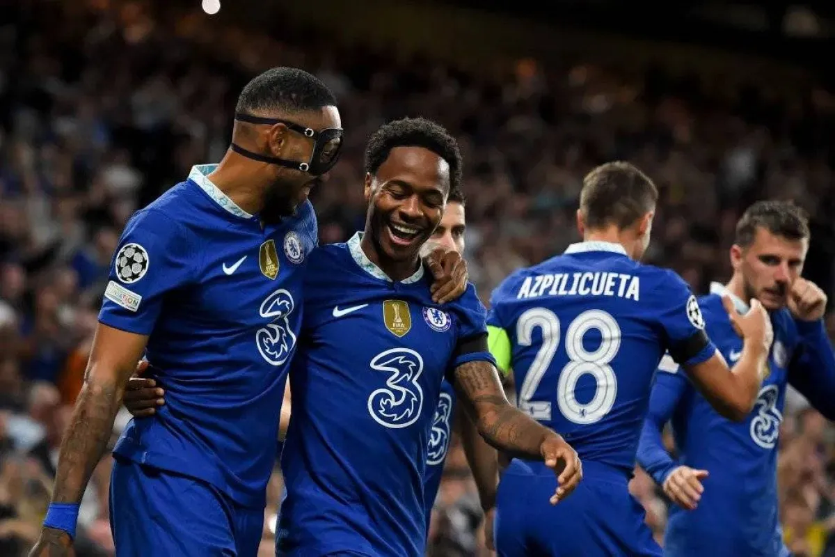 صورة فرحة لاعبي تشيلسي