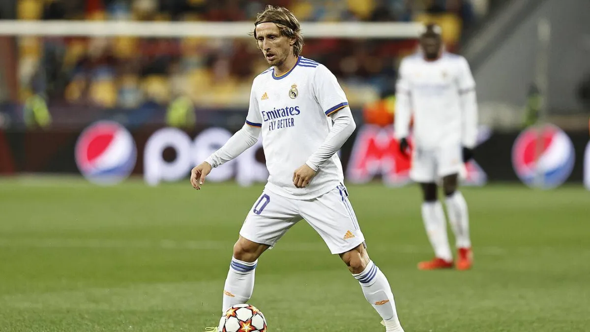 صورة لاعب الريال لوكا مودريتش