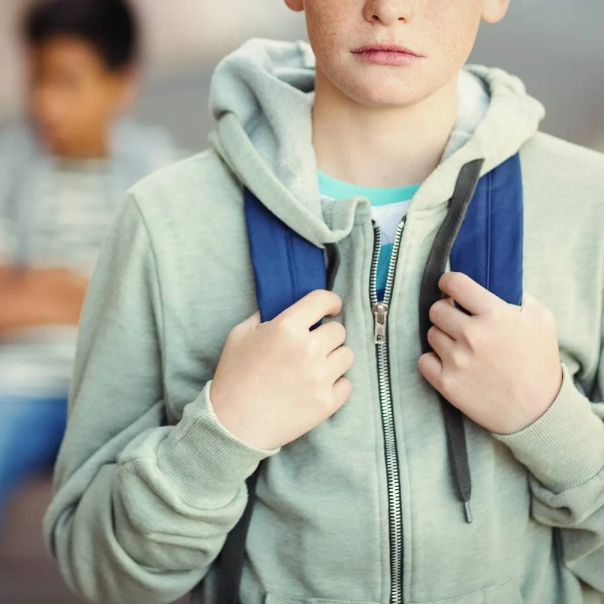 صورة لطفل بالمدرسة