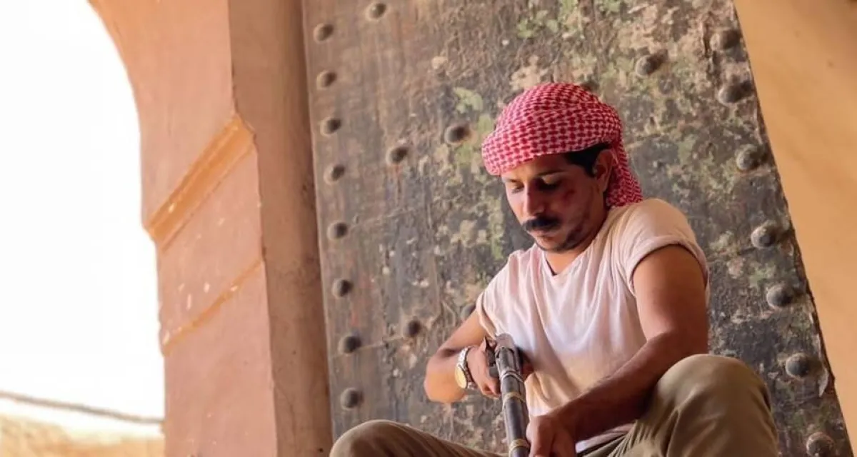 كواليس مسلسل الهبوب - صورة من المركز الإعلامي للفنان أيمن مطهر