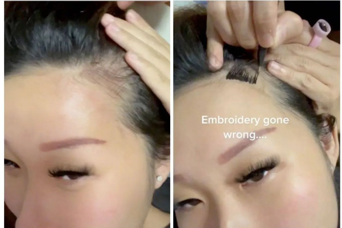 تقنية microblading 