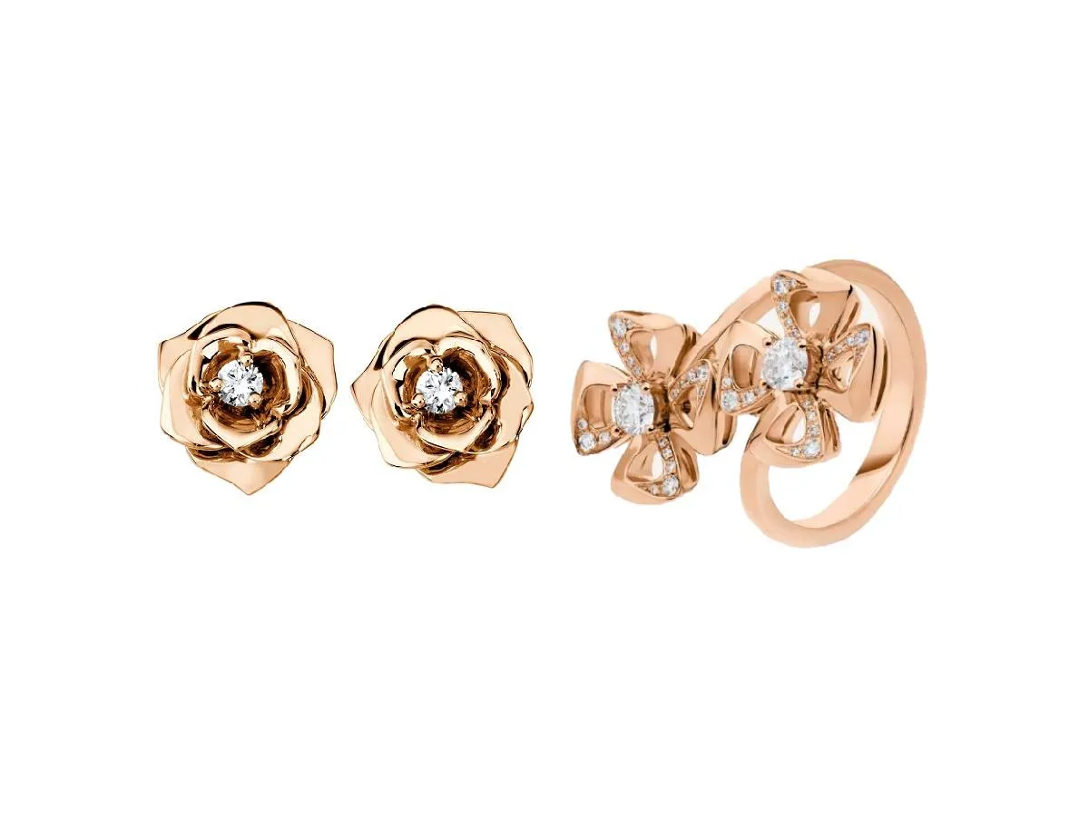 موديلات مجوهرات بتصميم الورود لخريف 2022