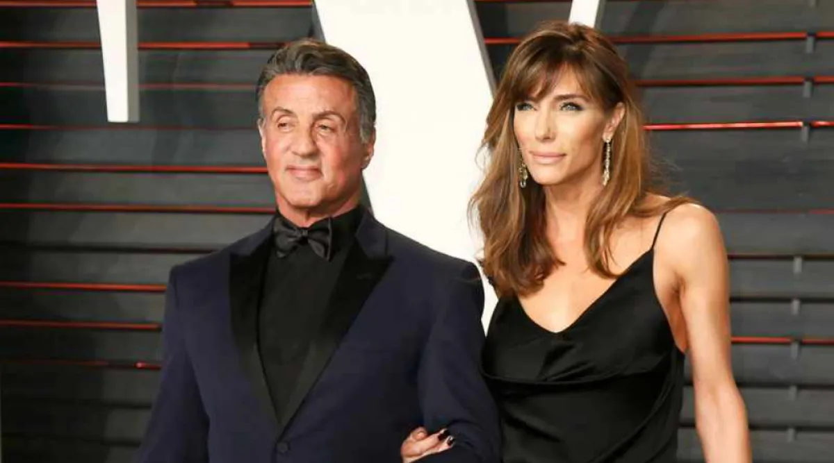 سيلفستر ستالون وزوجته- الصورة من وكالة رويترز