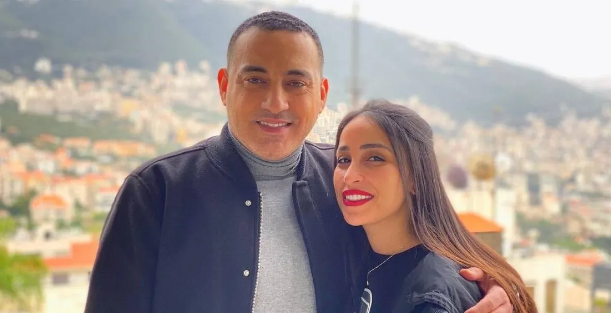 دياب وزوجته هاجر الإبياري - صورة من حسابها على انستغرام