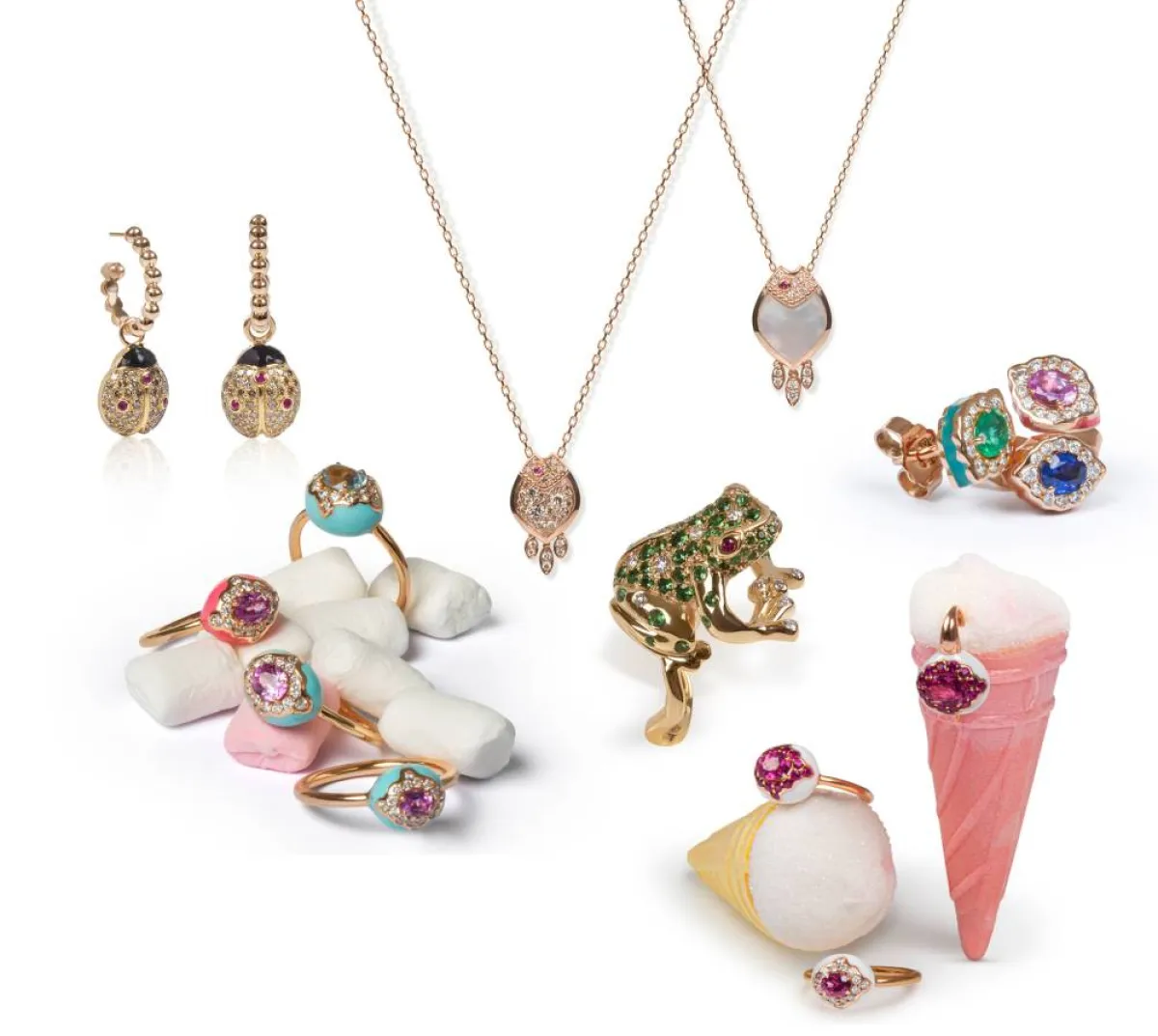 مجوهرات من تصميم المصمممة نايلة عريضة