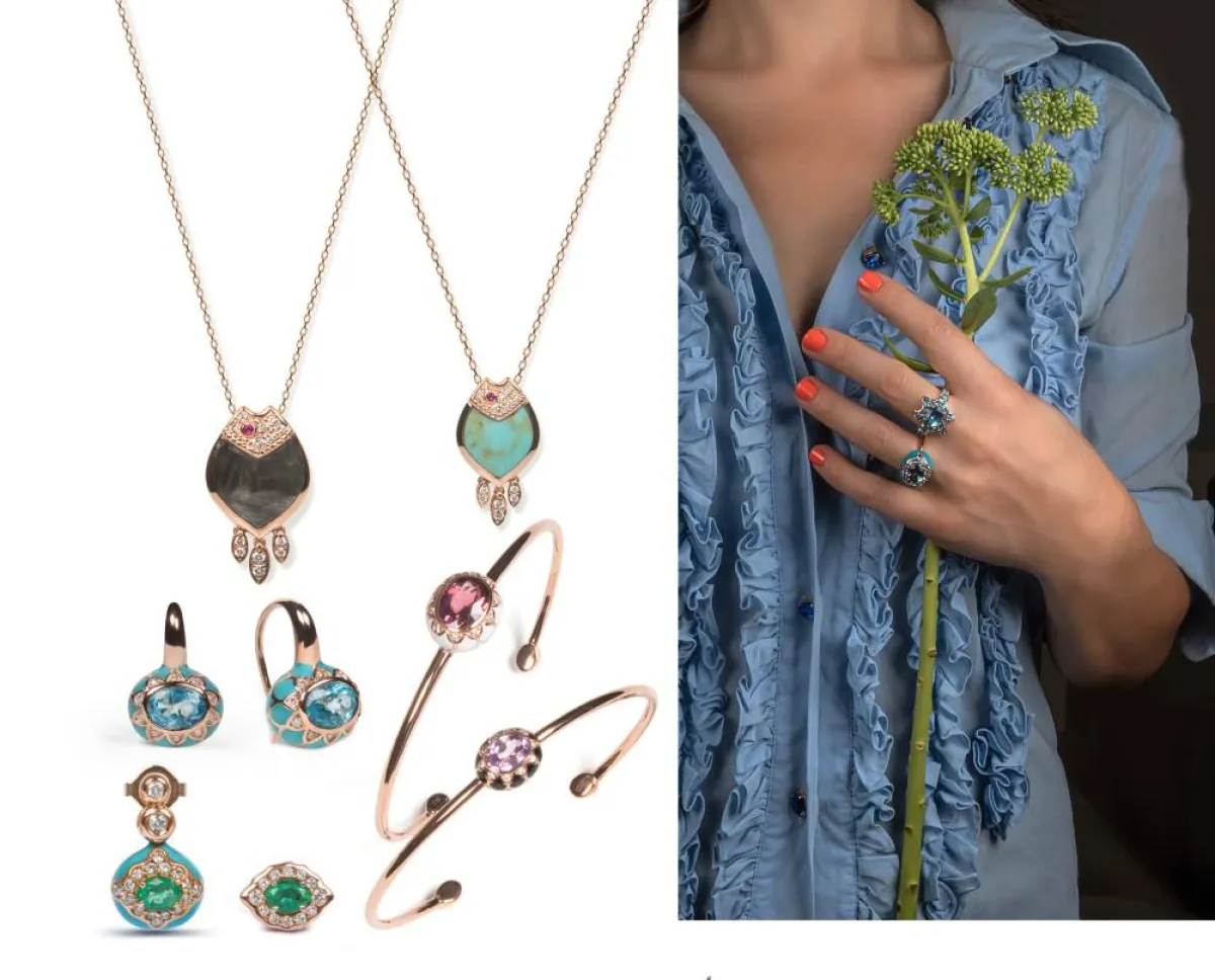 مجوهرات من تصميم المصمممة نايلة عريضة