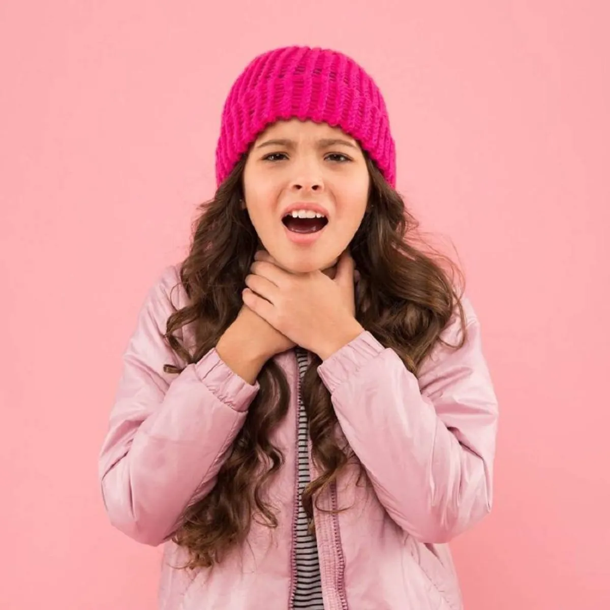 صورة لطفلة مريضة