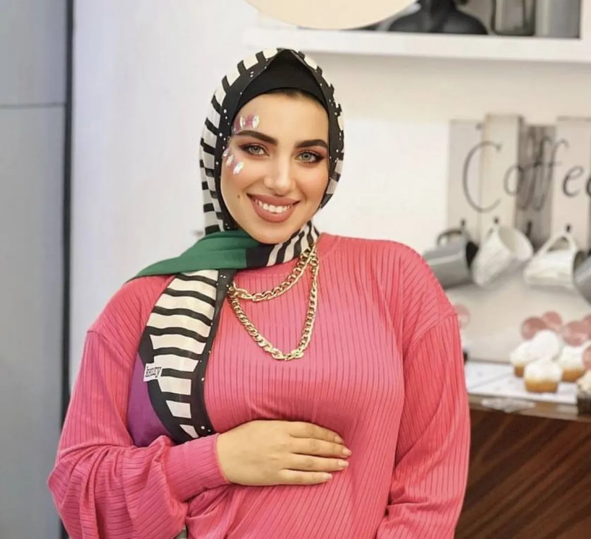 الحجاب المخطط من هدير عاطف