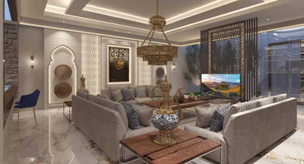 جلسة عصرية في الصالة