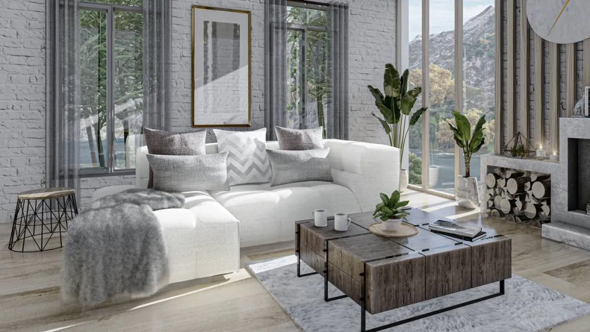 من الجذّاب المزج الأثاث المصنوع من الخشب المُعدل بالقطع الكلاسيكية القديمة 