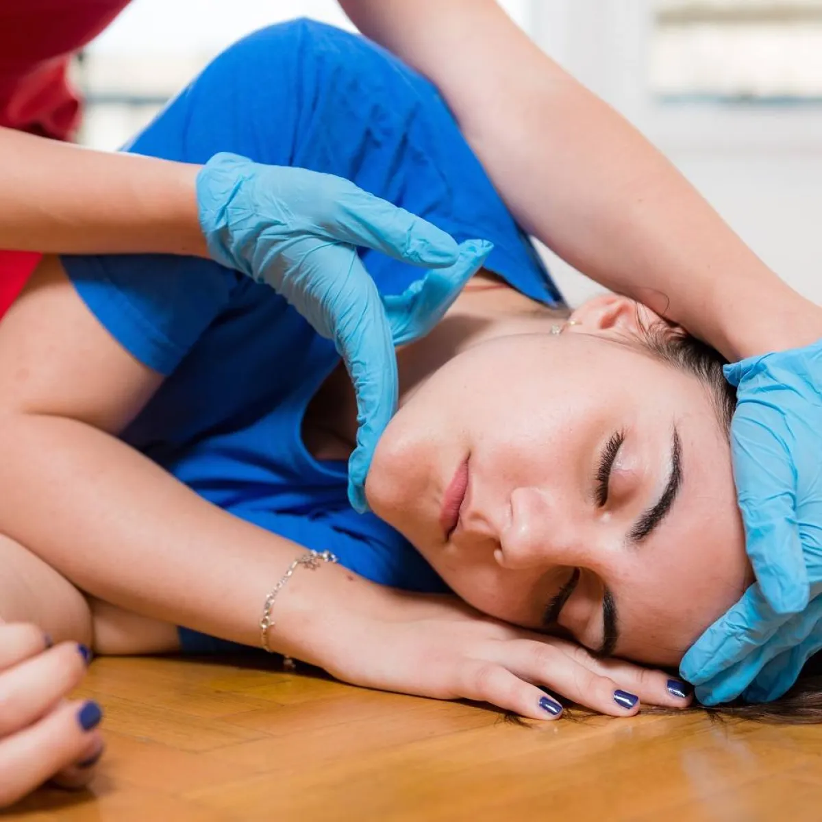 صورة لطفلة مريضة