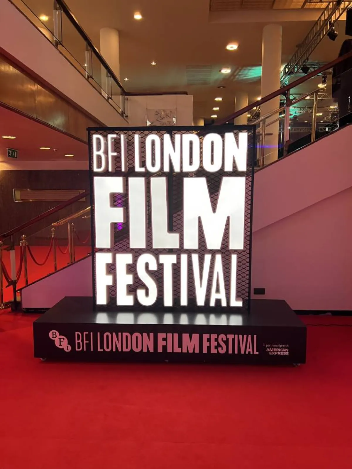 مهرجان لندن السينمائي- الصورة من حساب المهرجان على تويتر