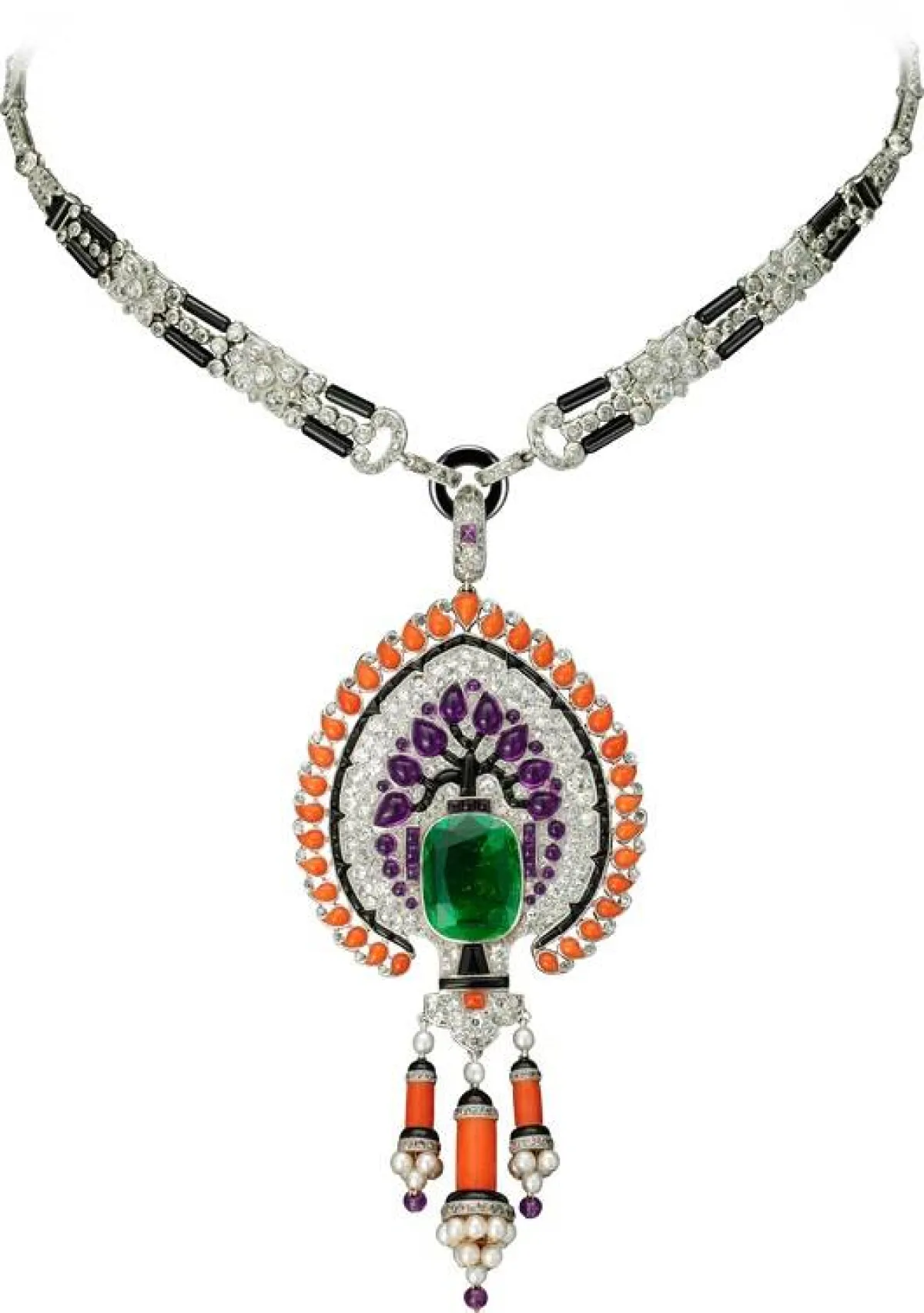 قلادة مرصوفة بالجشمت من كارتييه Cartier