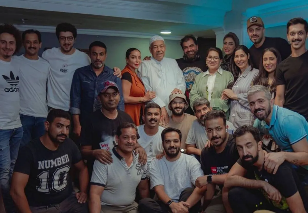 كواليس مسلسل منزل 12 - صورة من صفحة مناف عبد ال على انستغرام