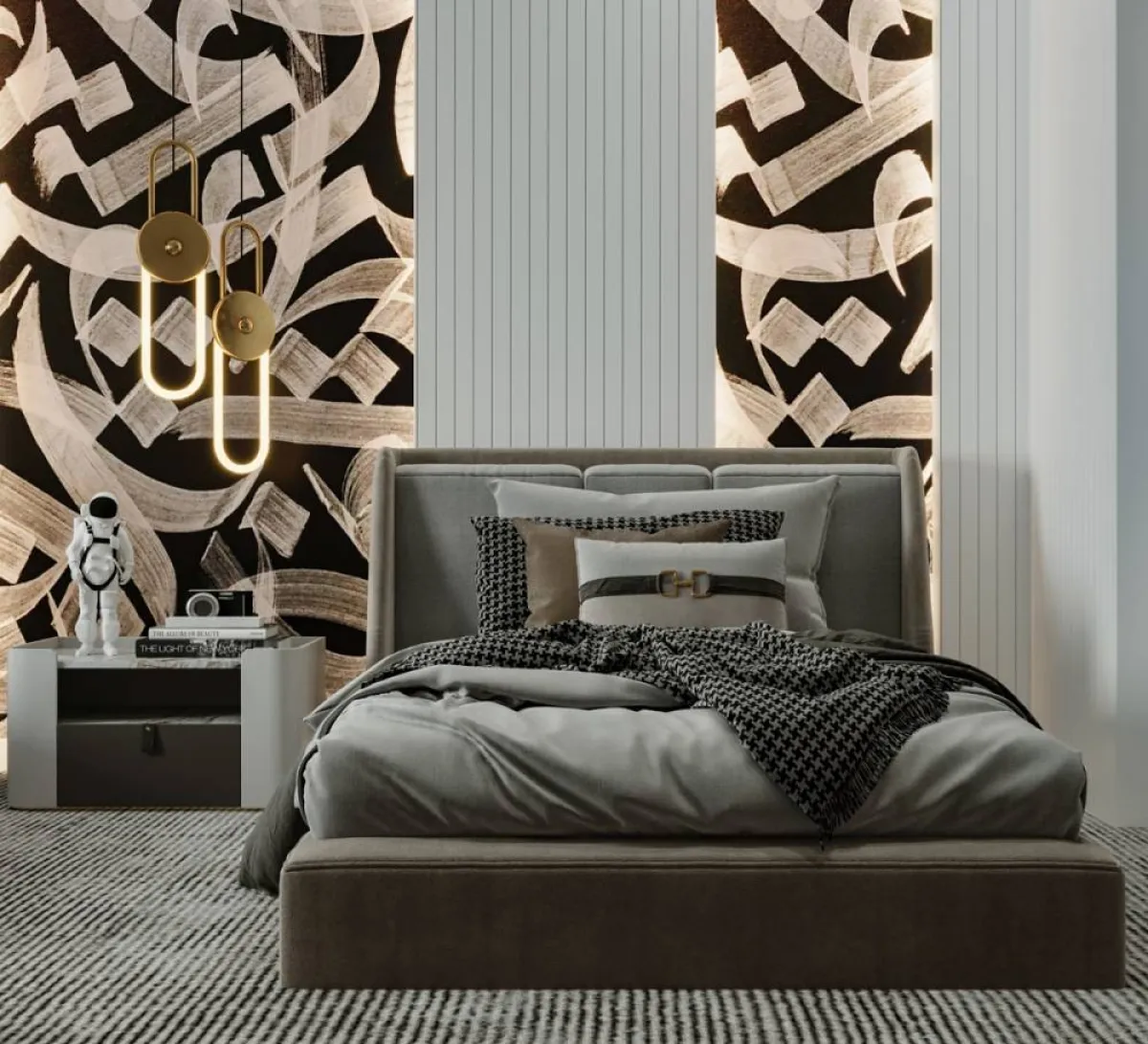 لمسات شرقية جذّابة، في غرفة النوم