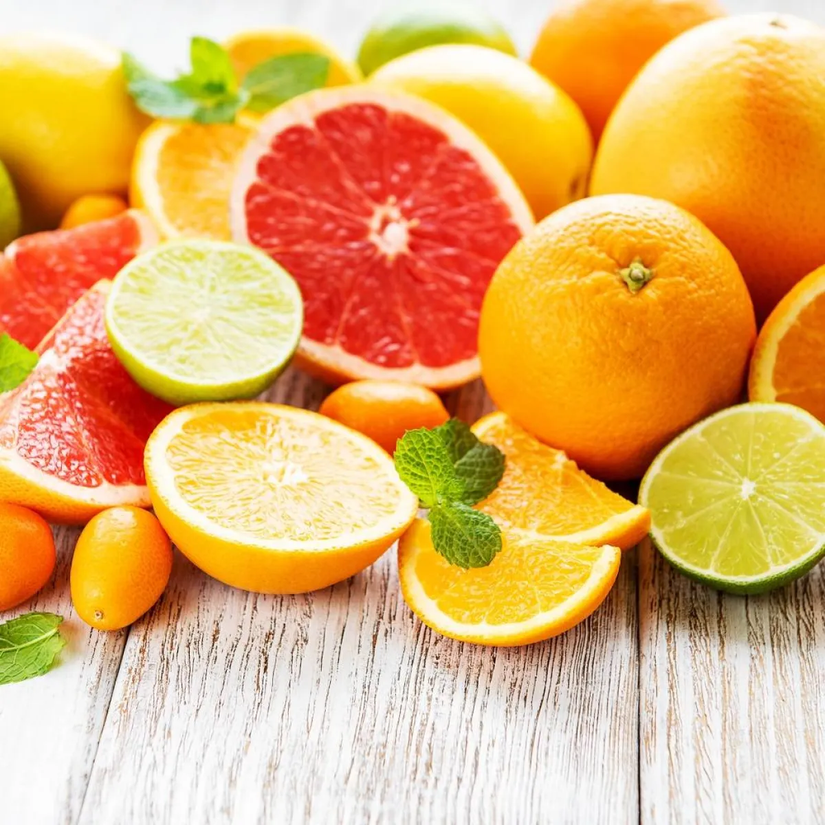 صورة لحبات البرتقال