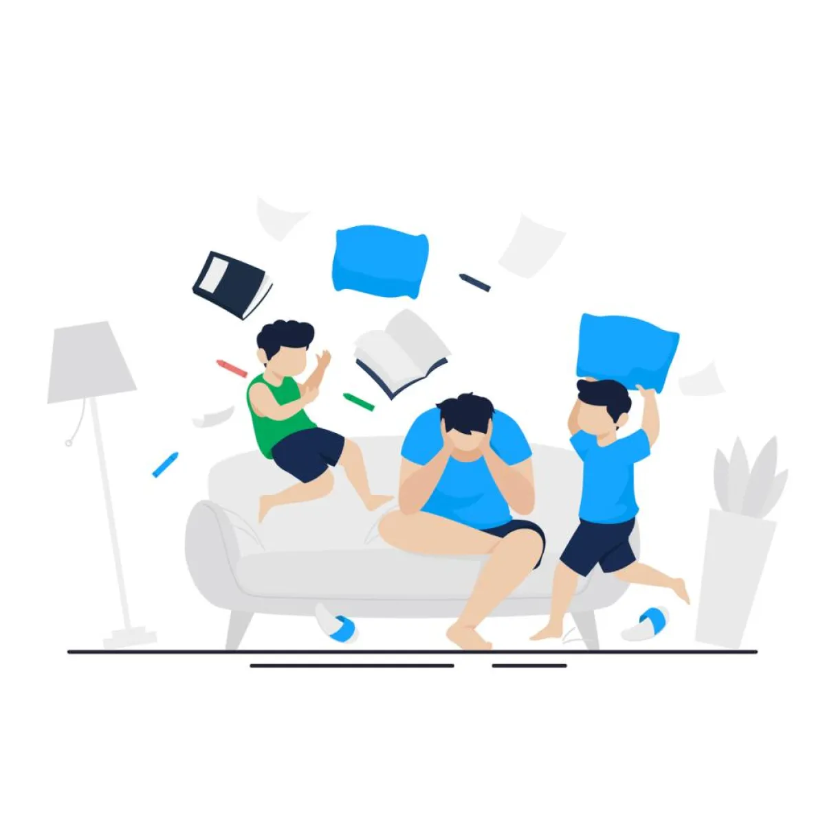 صورة لشقاوة الأطفال