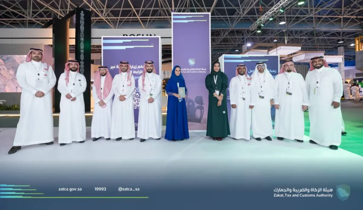 الزكاة والضريبة والجمارك السعودية تشارك في معرض "ريستاتكس جدة العقاري" - الصورة من حساب الهيئة على تويتر